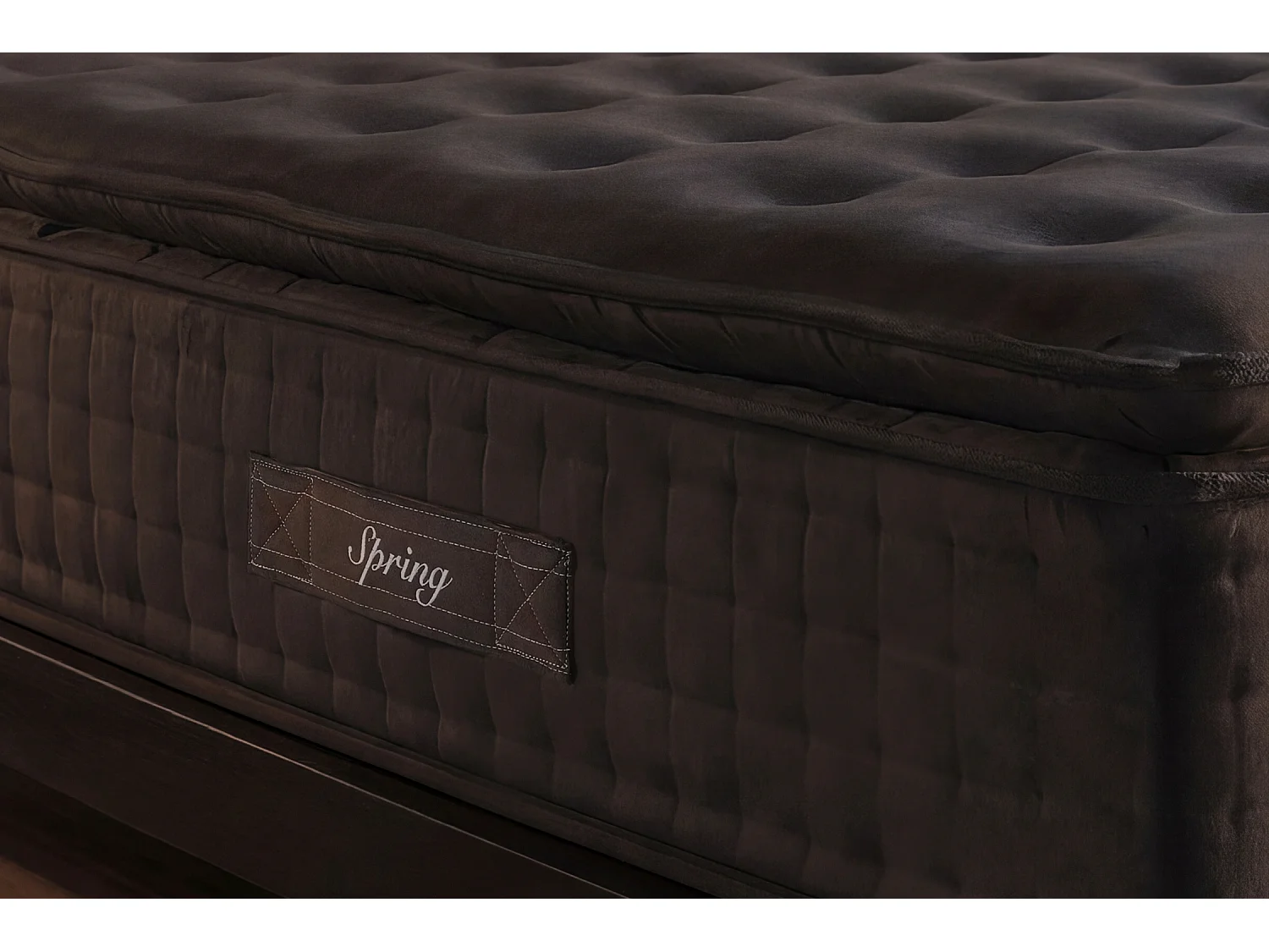 Materasso a molle insacchettate Grand Spring Black, 30cm, 140x190cm - Moonia