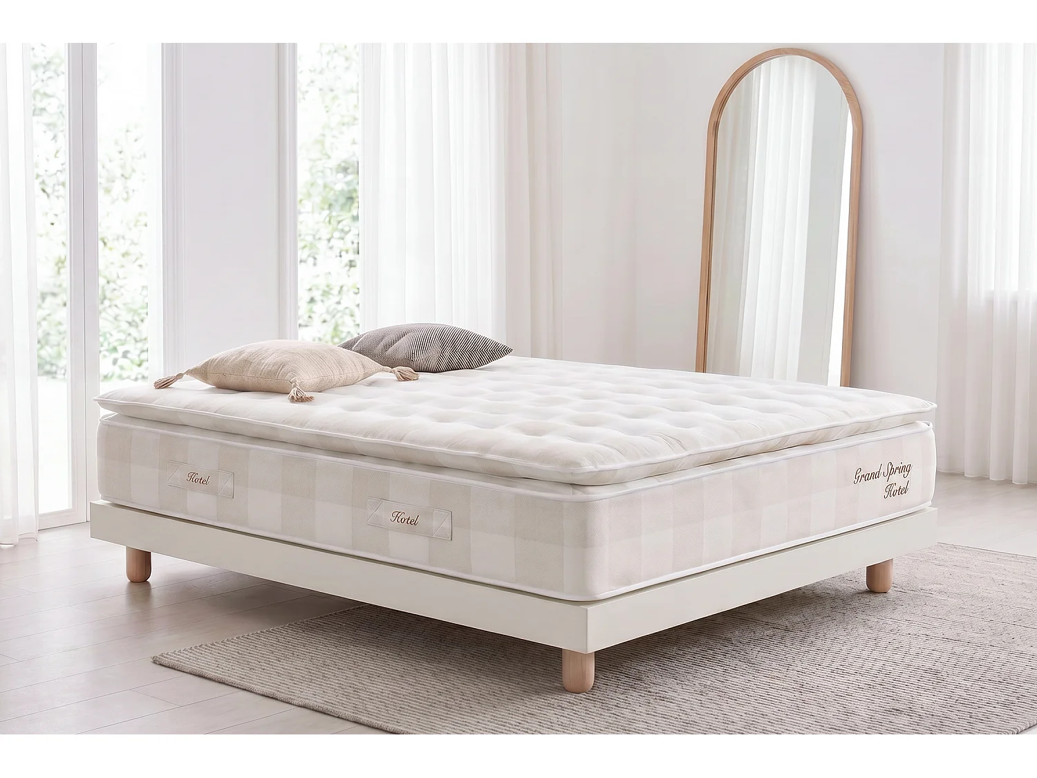 Materasso a molle insacchettate Grand Spring Hotel, 30cm, 150x200cm - Moonia