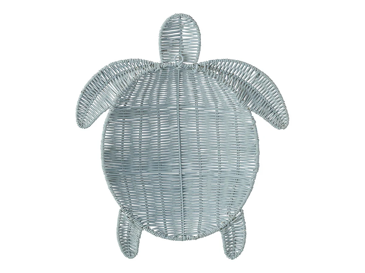 Déco Murale Tortue "Porfirio" 40cm Bleu Clair