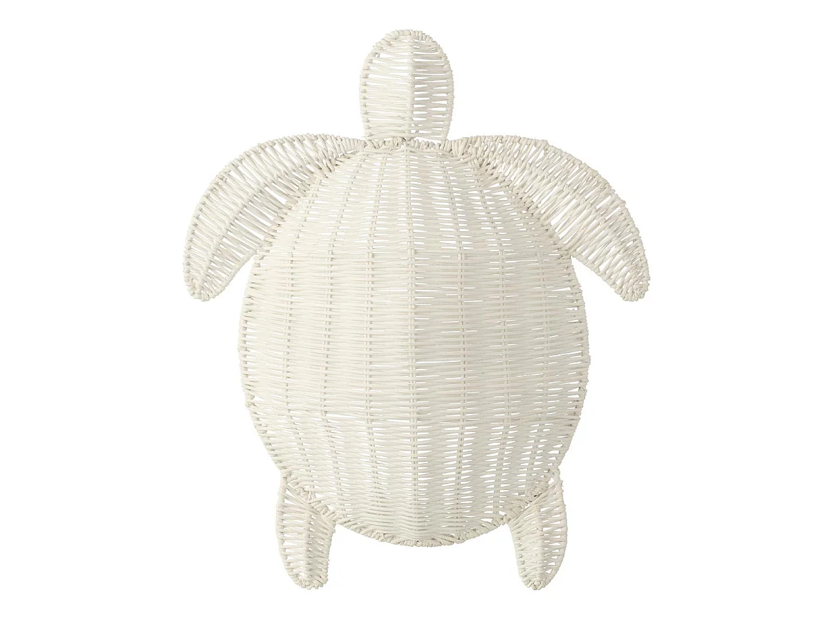 Déco Murale Tortue "Porfirio" 40cm Blanc Cassé
