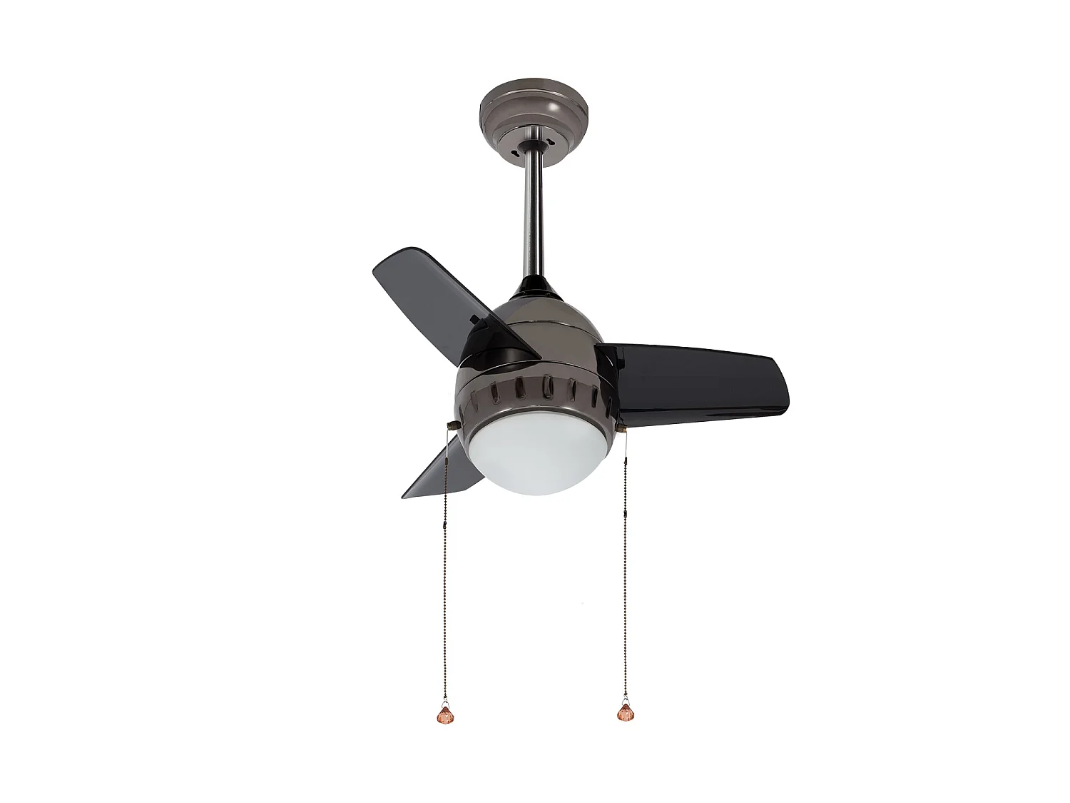 Ventilador de Techo LED Negro 66cm Modern