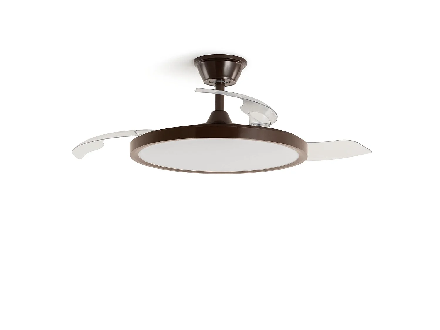 Ventilador de Techo con luz Silencioso DC aspas retráctiles Kleon