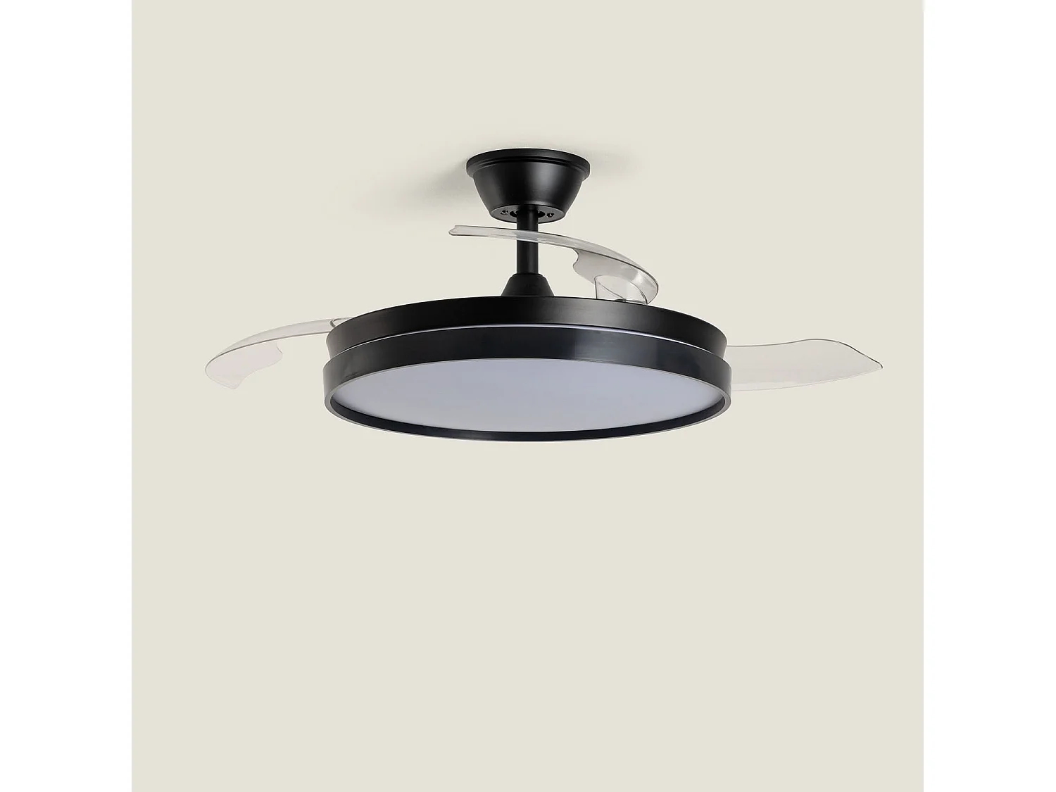 Ventilador de Techo con luz Silencioso DC aspas retráctiles Kaios