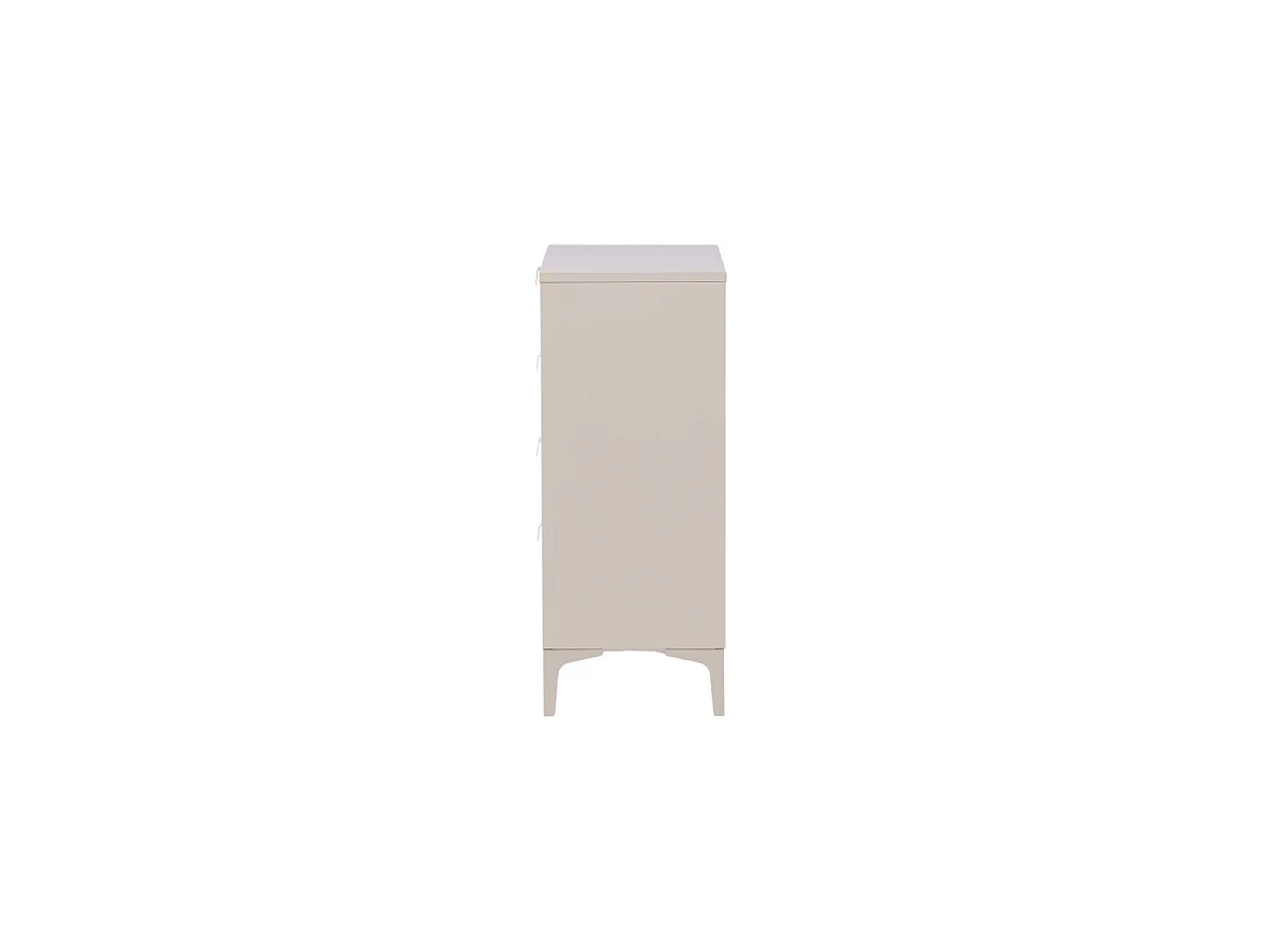 Commode 4 Tiroirs "Piring" 98cm Beige