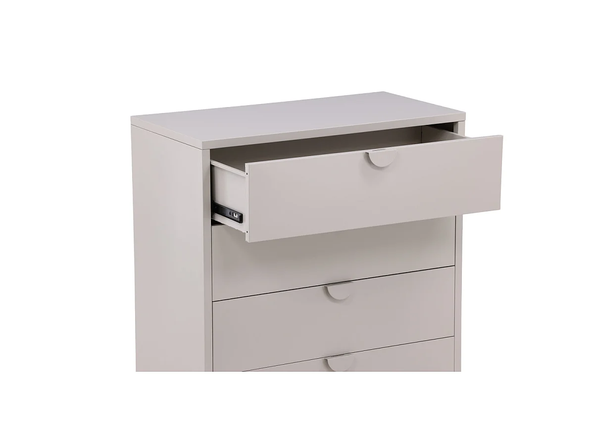 Commode 4 Tiroirs "Piring" 98cm Beige