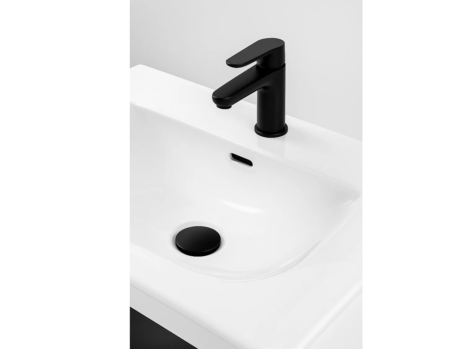 Sink Waste Kit Bathroom Trap Basin Space Saving Slimline Black Pop Up Click Clack Telescopic Syphon Preloc for Full Depth Drawer Vanities