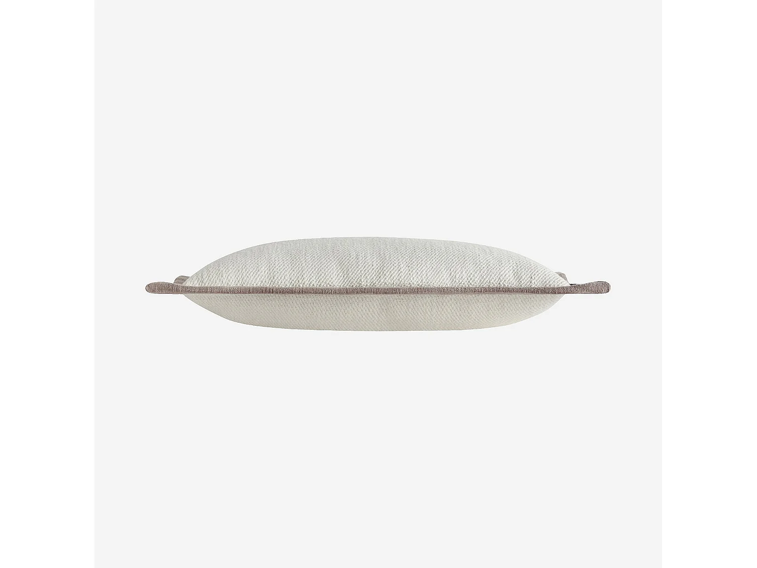 Habitat - Coussin en coton - 30 x 50 cm - Ecru et lilas - Berthe