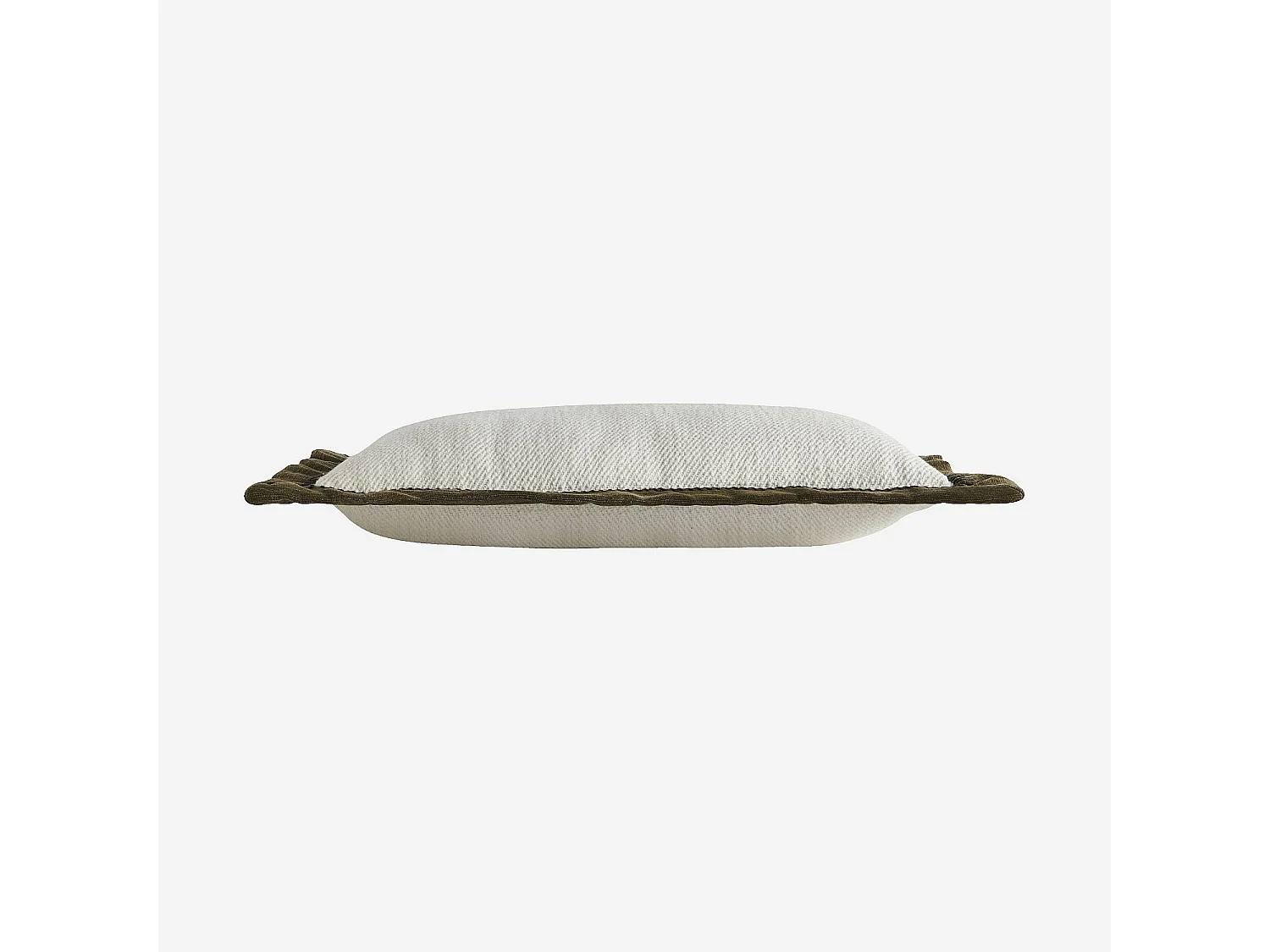 Habitat - Coussin en coton - 30 x 50 cm - Ecru et bronze - Berthe