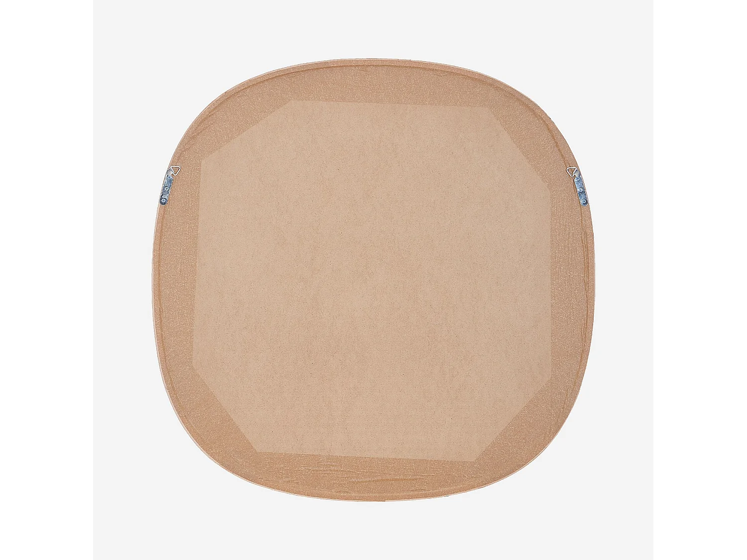 Habitat - Miroir carré en chêne - 90 cm - Naturel - Merope