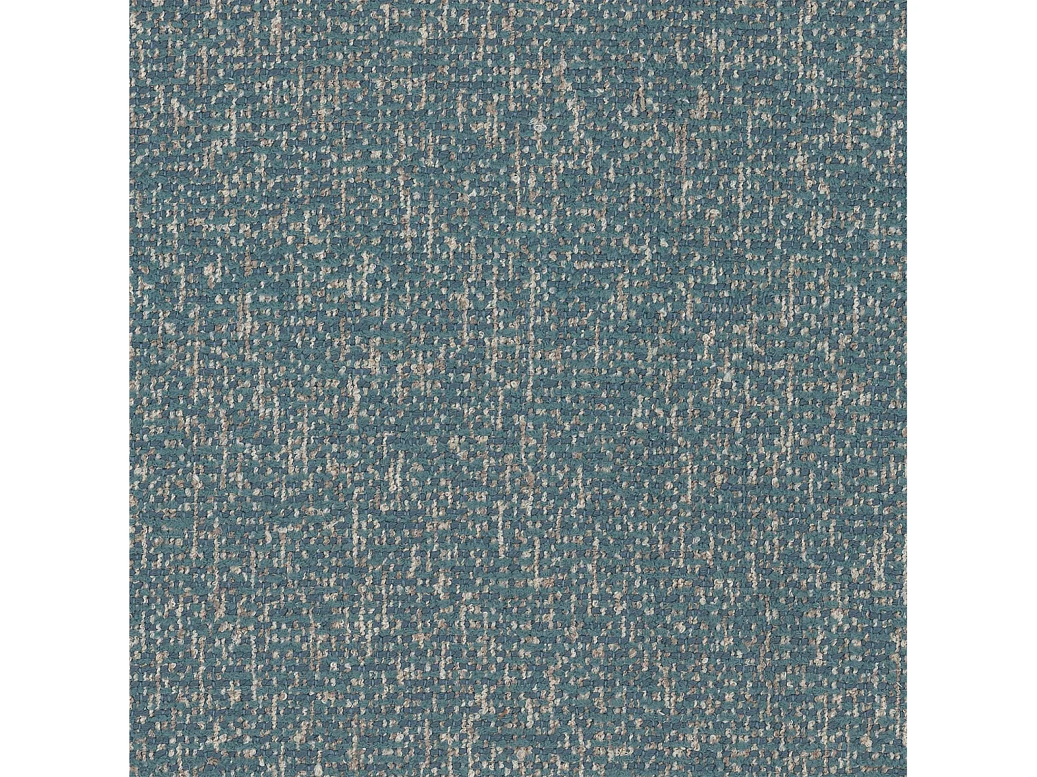 Habitat - Ensemble lit coffre 160 x 200 cm en tissu texturé avec LEDs intégrées et matelas Hybride Excellence - Bleu chiné - Siderno