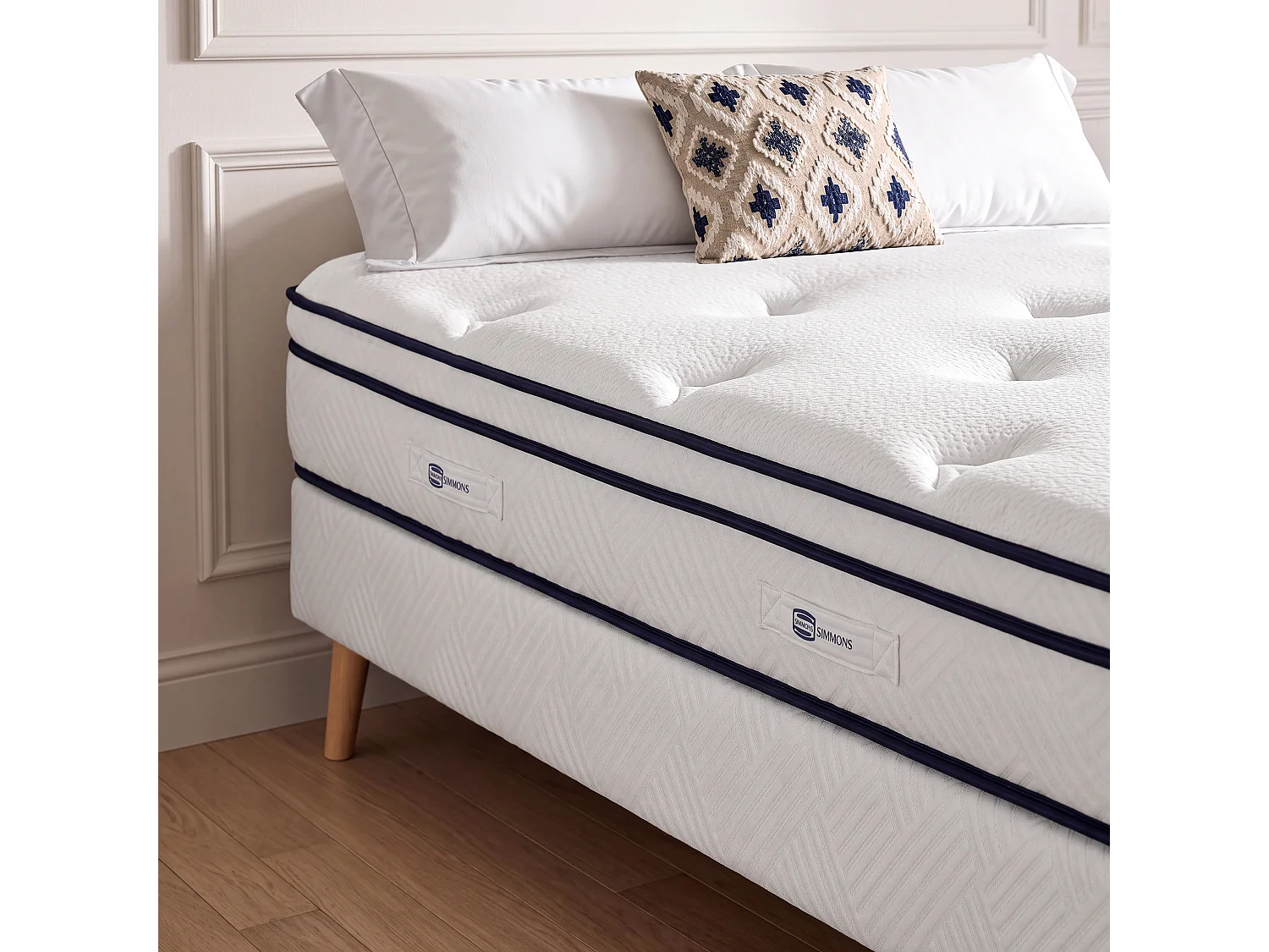 Matelas L'INEGALE 140x190, Hybride, ferme, H27