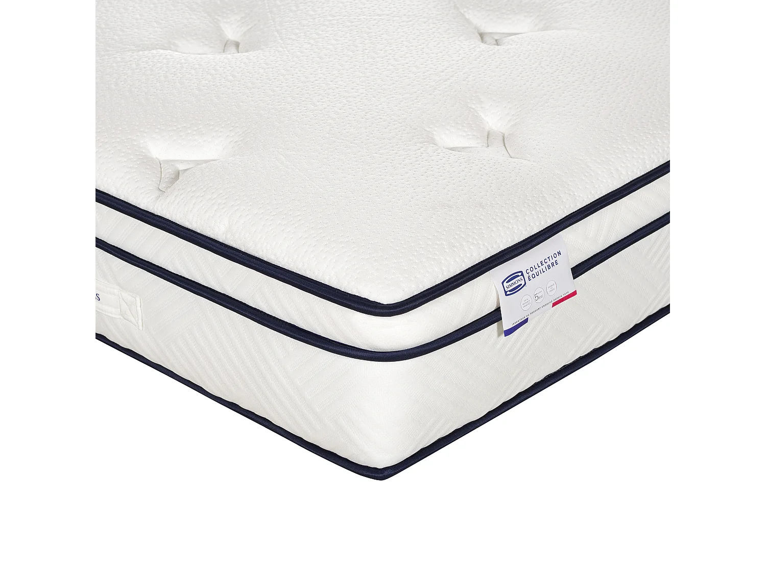 Matelas L'INEGALE 140x190, Hybride, ferme, H27