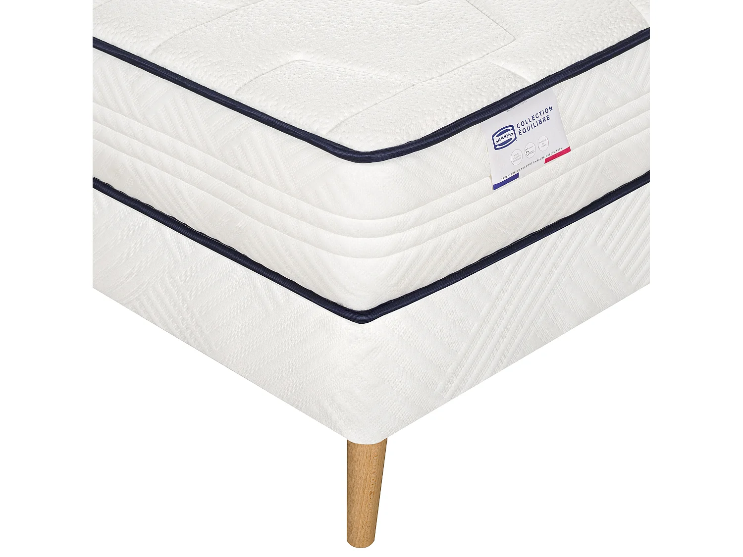 Matelas L'INTEMPOREL 90x190, ressorts ensachés, extra ferme, H24