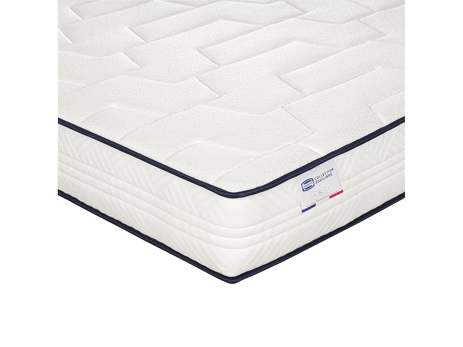 Matelas L'INTEMPOREL 90x190, ressorts ensachés, extra ferme, H24