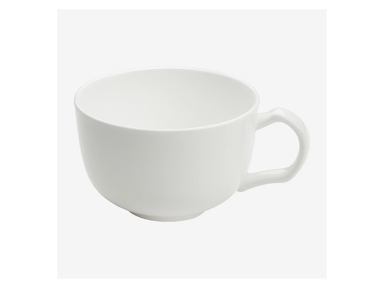 Habitat - Lot de 6 tasses à espresso avec soucoupes en porcelaine - 9,5 cl - Blanc - Taidu II