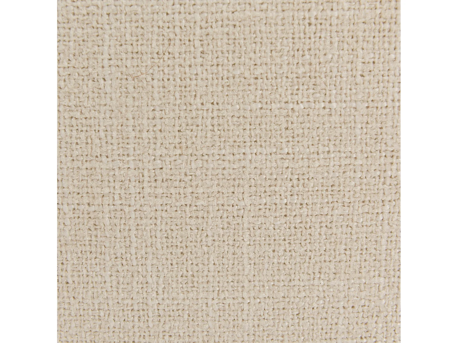 Habitat - Fauteuil en tissu texturé et bois massif finition noyer - Crème - Barrea