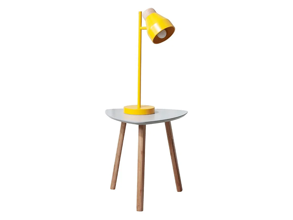 Malme Small Outdoor Side Table for Balcony & Patio in Chalk Grey