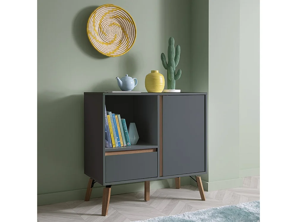 Noa & Nani Otto Sideboard Small with Drawer in Grey