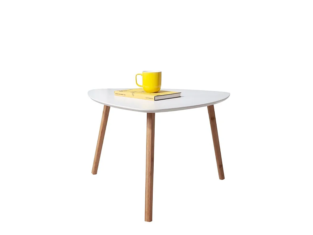 Malme Extra Large Outdoor Side Table for Balcony & Patio in White