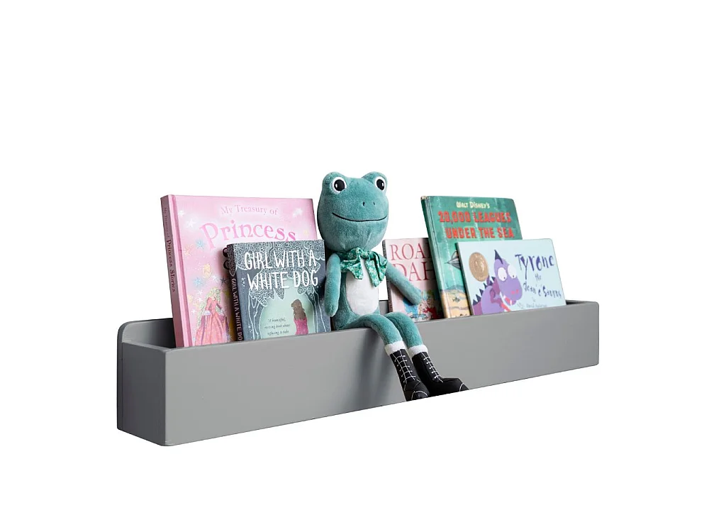 Noa & Nani Mia Trough Floating Storage Shelf in Silk Grey