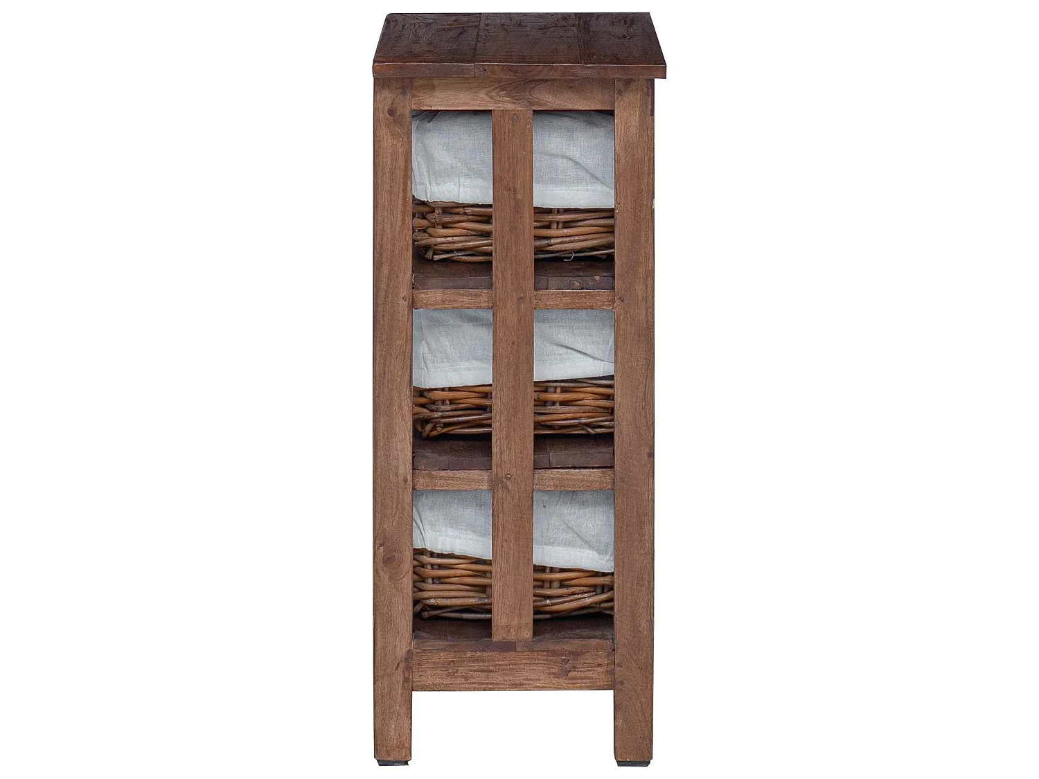 Mesa lateral Marrón Madera maciza de Caoba