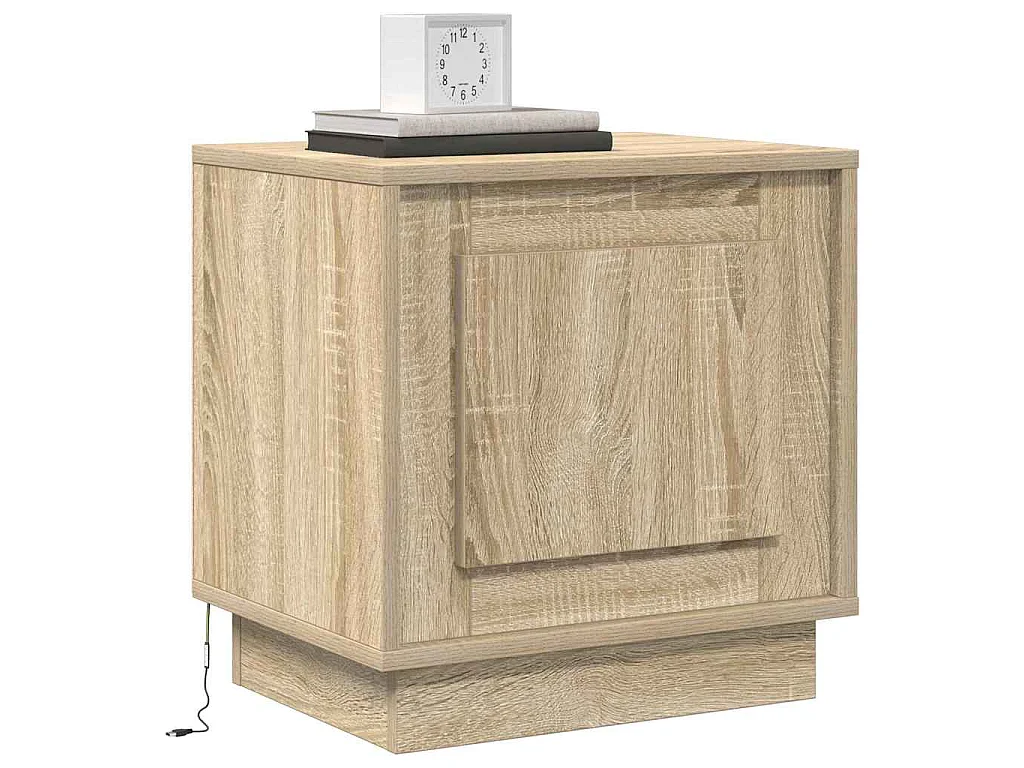 Table de chevet Chêne Sonoma 44 x 34,5 x 45 cm