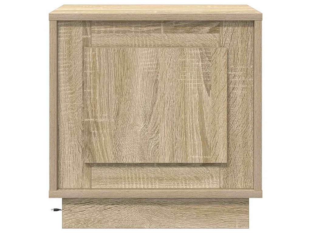 Table de chevet Chêne Sonoma 44 x 34,5 x 45 cm