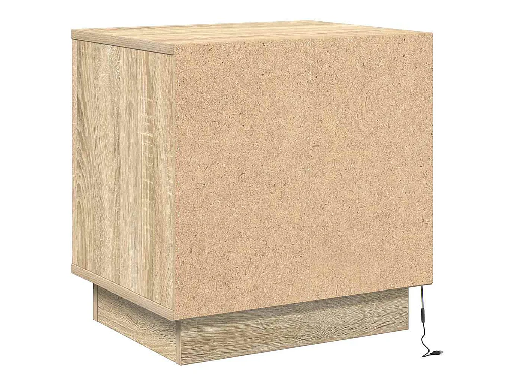 Table de chevet Chêne Sonoma 44 x 34,5 x 45 cm