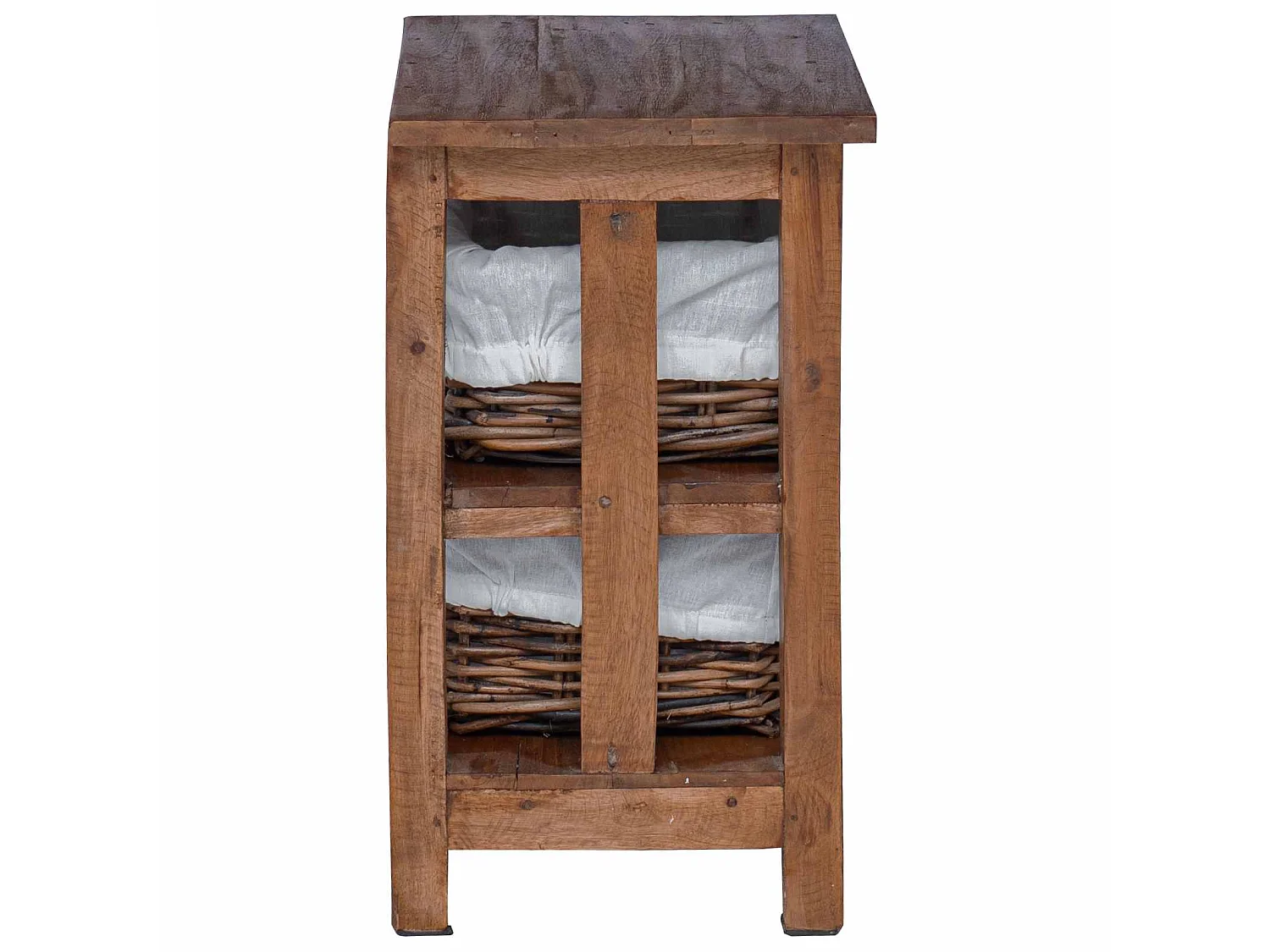 Mesa lateral Marrón Madera maciza de Caoba