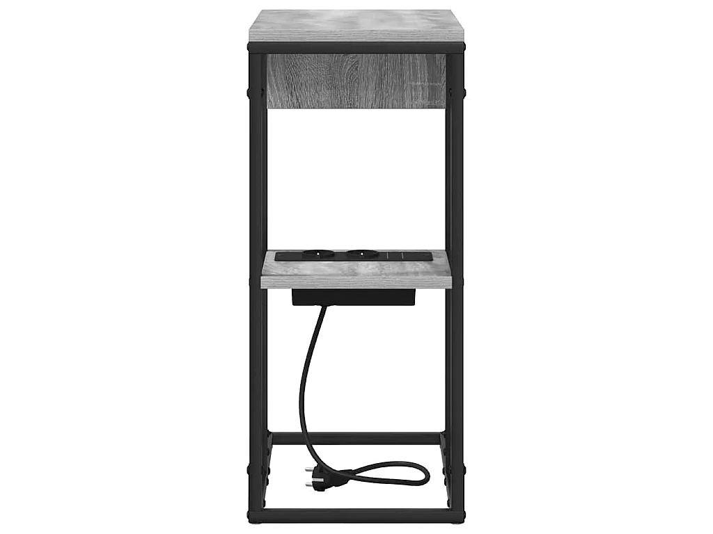 Mesa de Noche Gris sonoma 41.5 x 26 x 60.5 cm