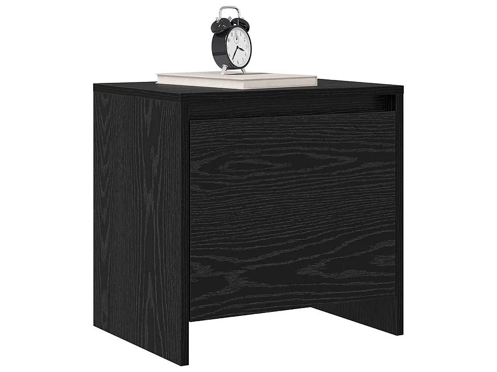 Armario de Noche Roble negro 45 x 34 x 44.5 cm