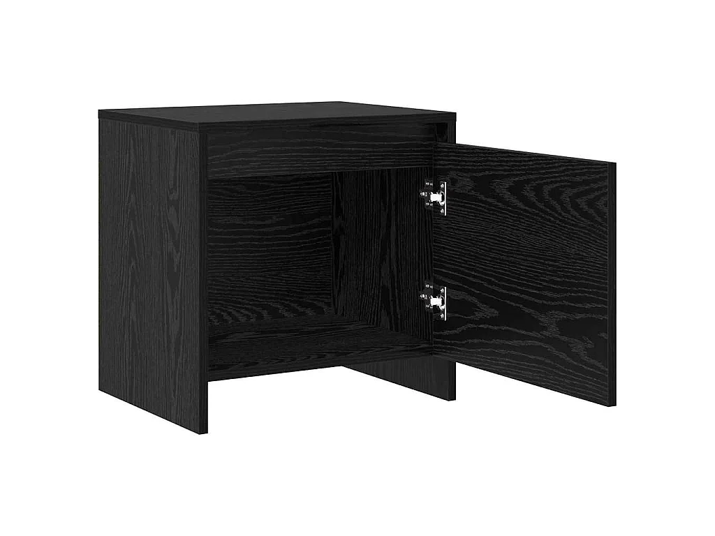 Armario de Noche Roble negro 45 x 34 x 44.5 cm