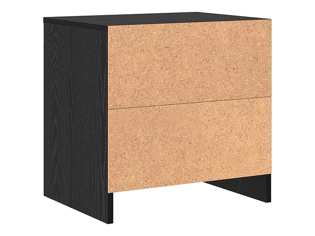 Armario de Noche Roble negro 45 x 34 x 44.5 cm