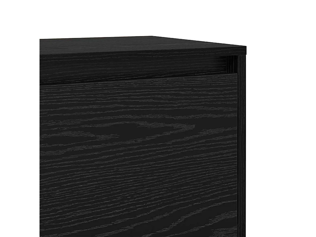 Armario de Noche Roble negro 45 x 34 x 44.5 cm