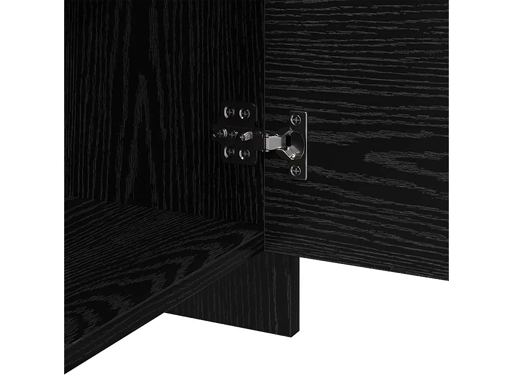 Armario de Noche Roble negro 45 x 34 x 44.5 cm