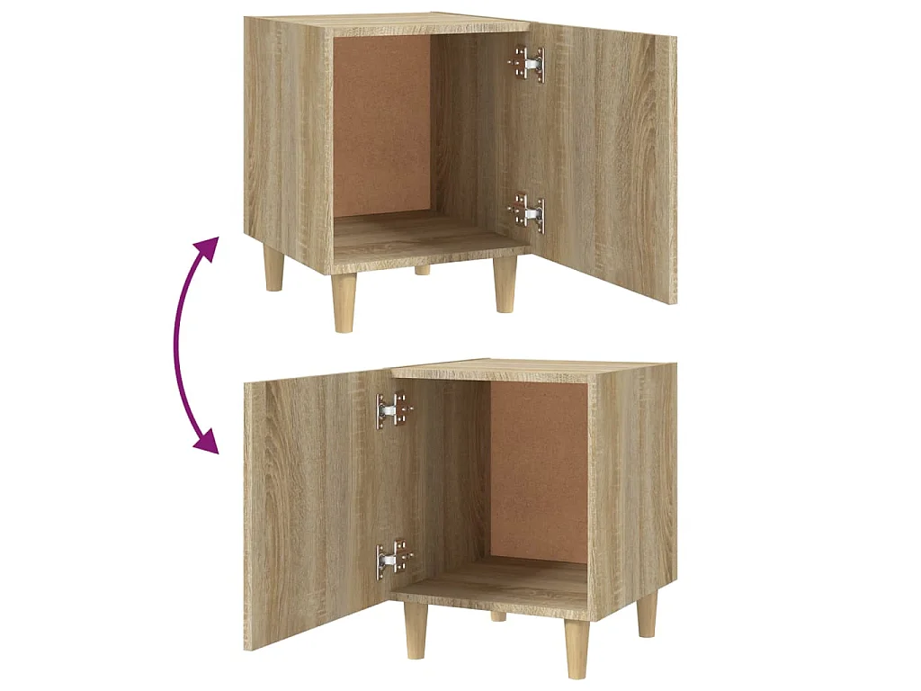 Table de chevet Chêne sonoma Bois d'ingénierie