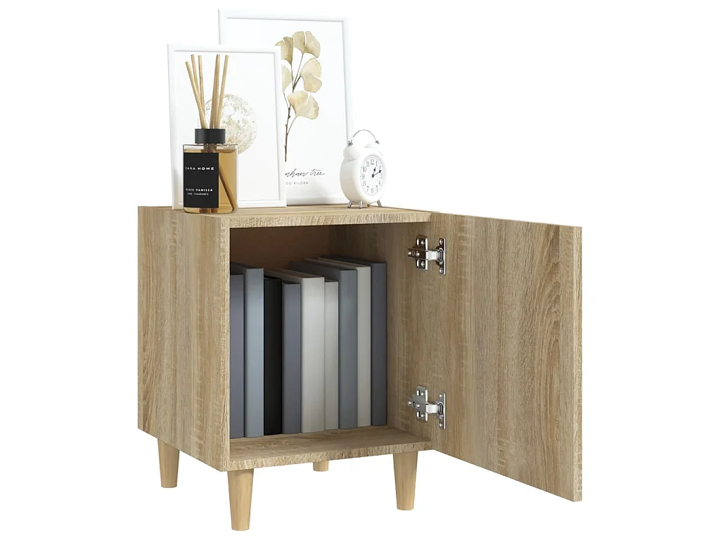 Table de chevet Chêne sonoma Bois d'ingénierie