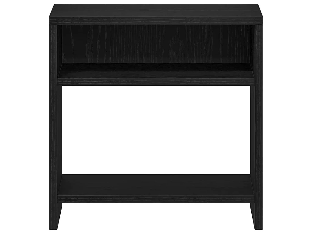 Table de chevet chêne noir 40x30x40 cm bois d'ingénierie