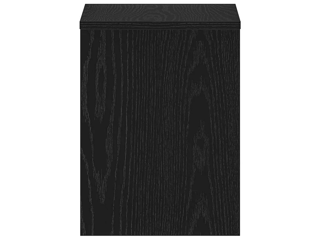 Table de chevet chêne noir 40x30x40 cm bois d'ingénierie