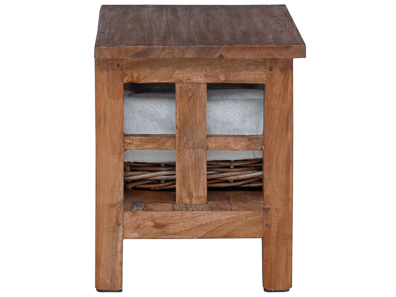 Mesa lateral Marrón Madera maciza de Caoba