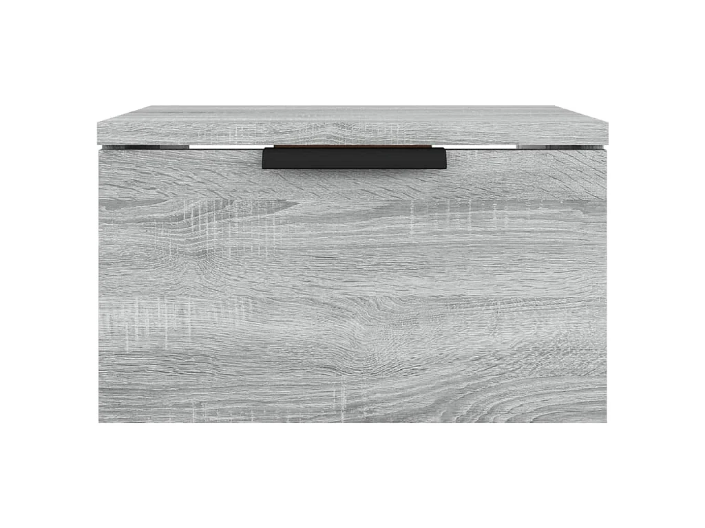 Table de chevet murale Sonoma gris 34x30x20 cm