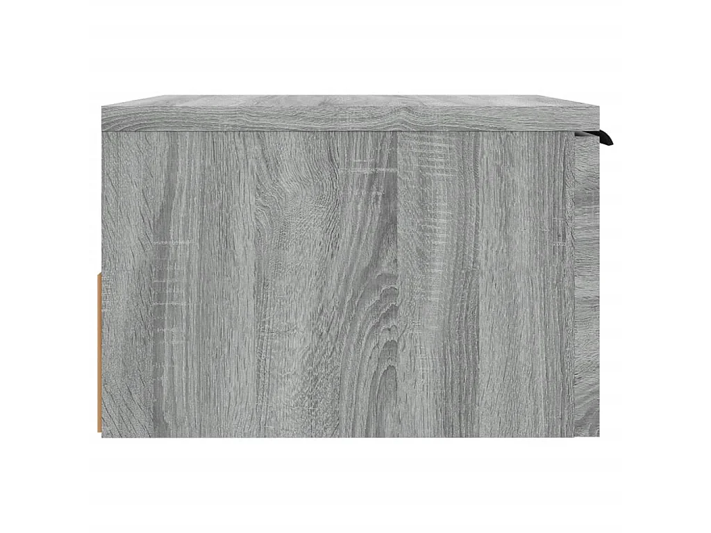 Table de chevet murale Sonoma gris 34x30x20 cm