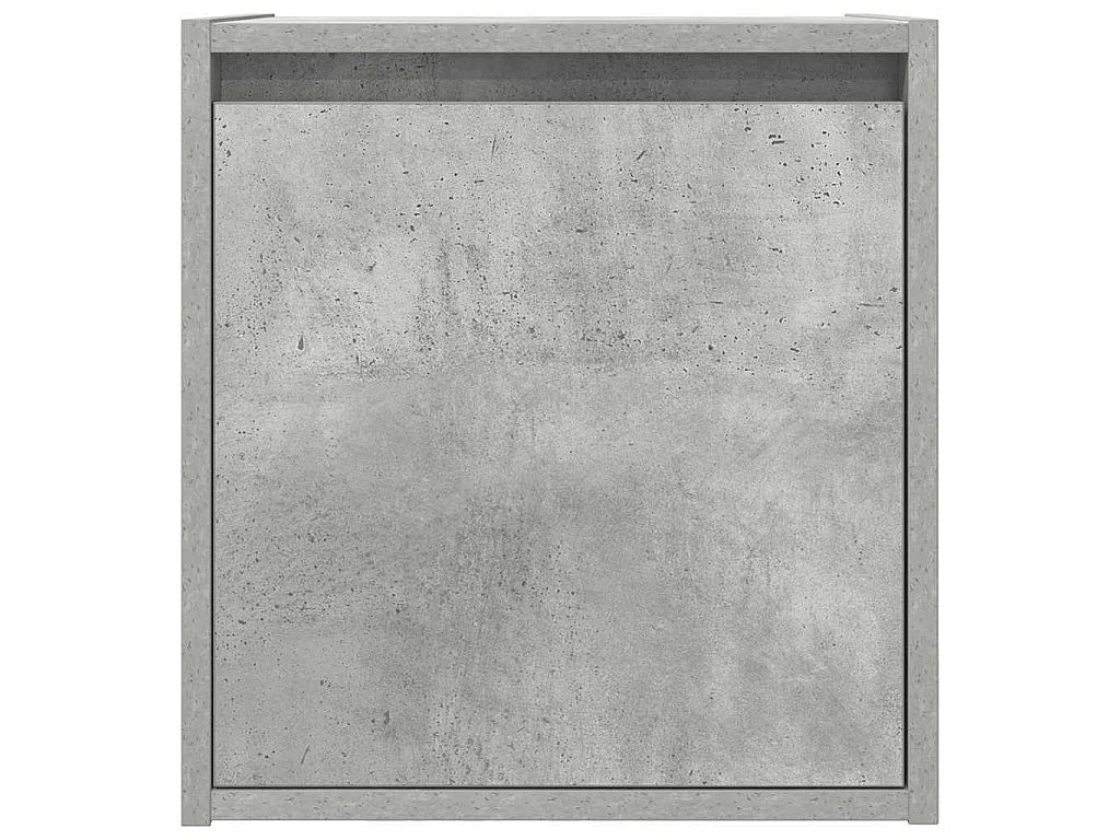 Tables de chevet murales 2 pièces gris béton 38x34x40 cm