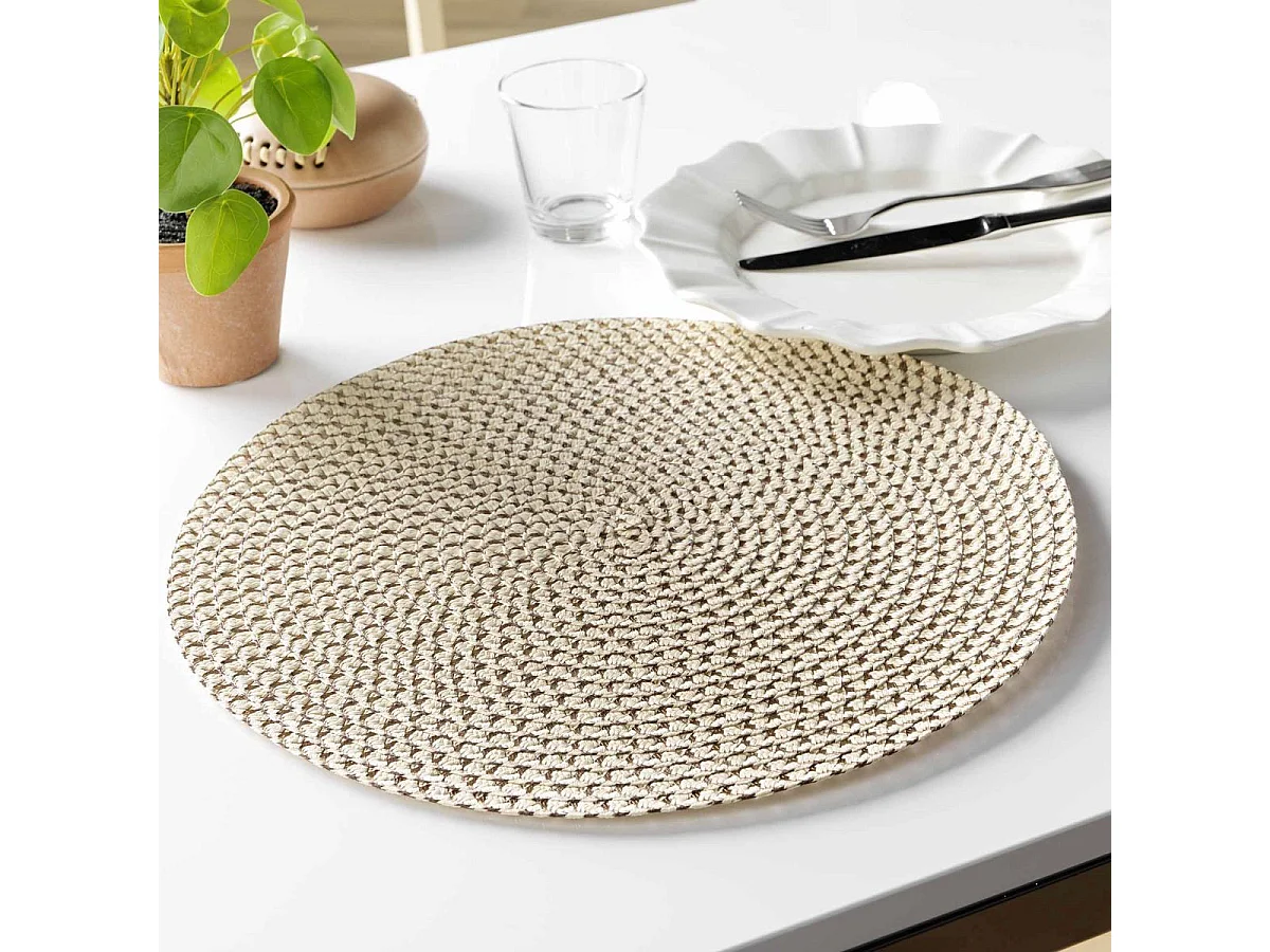 Set de Table "Mezia" 38cm Naturel