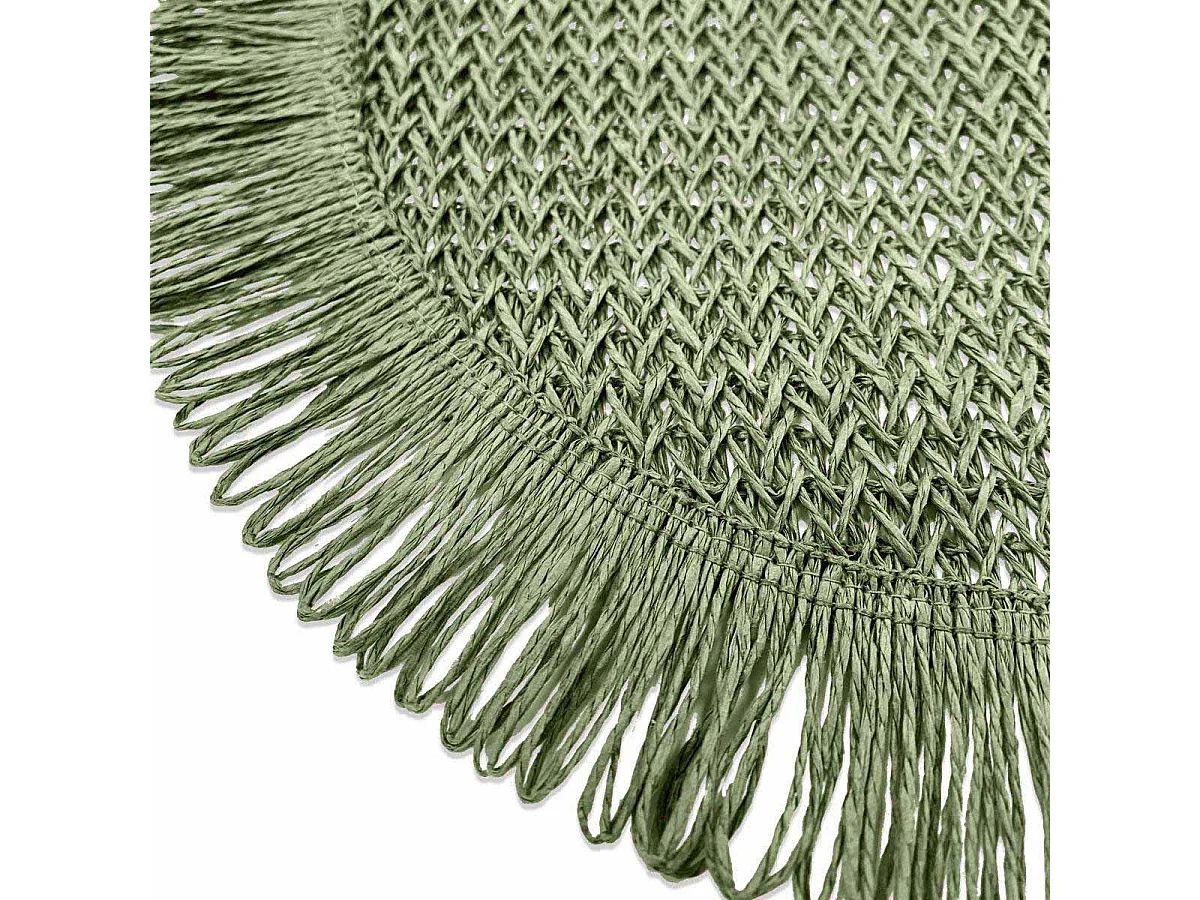 Set de Table en Papier "Pepita" 38cm Vert Sauge