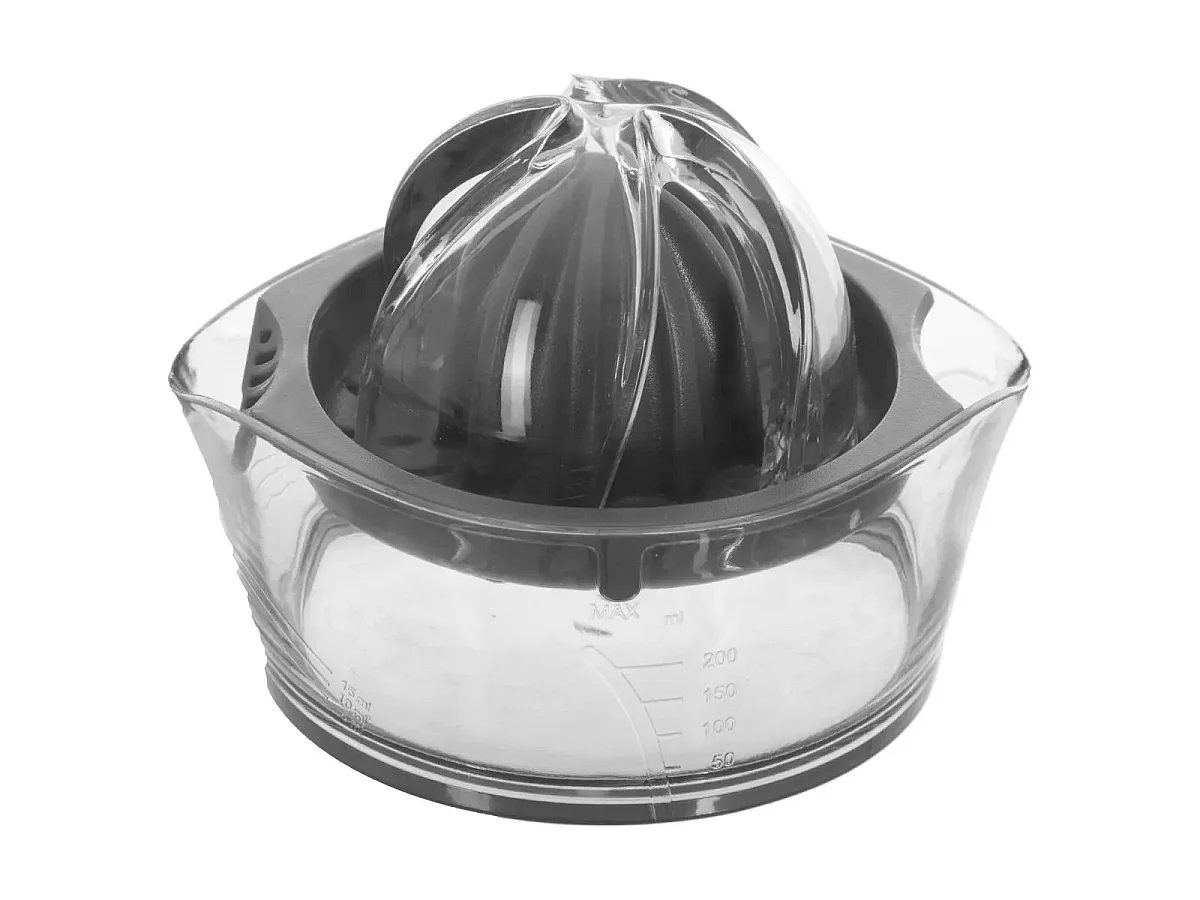 Presse-Agrumes 2-en-1 "Gradué" 13cm Gris