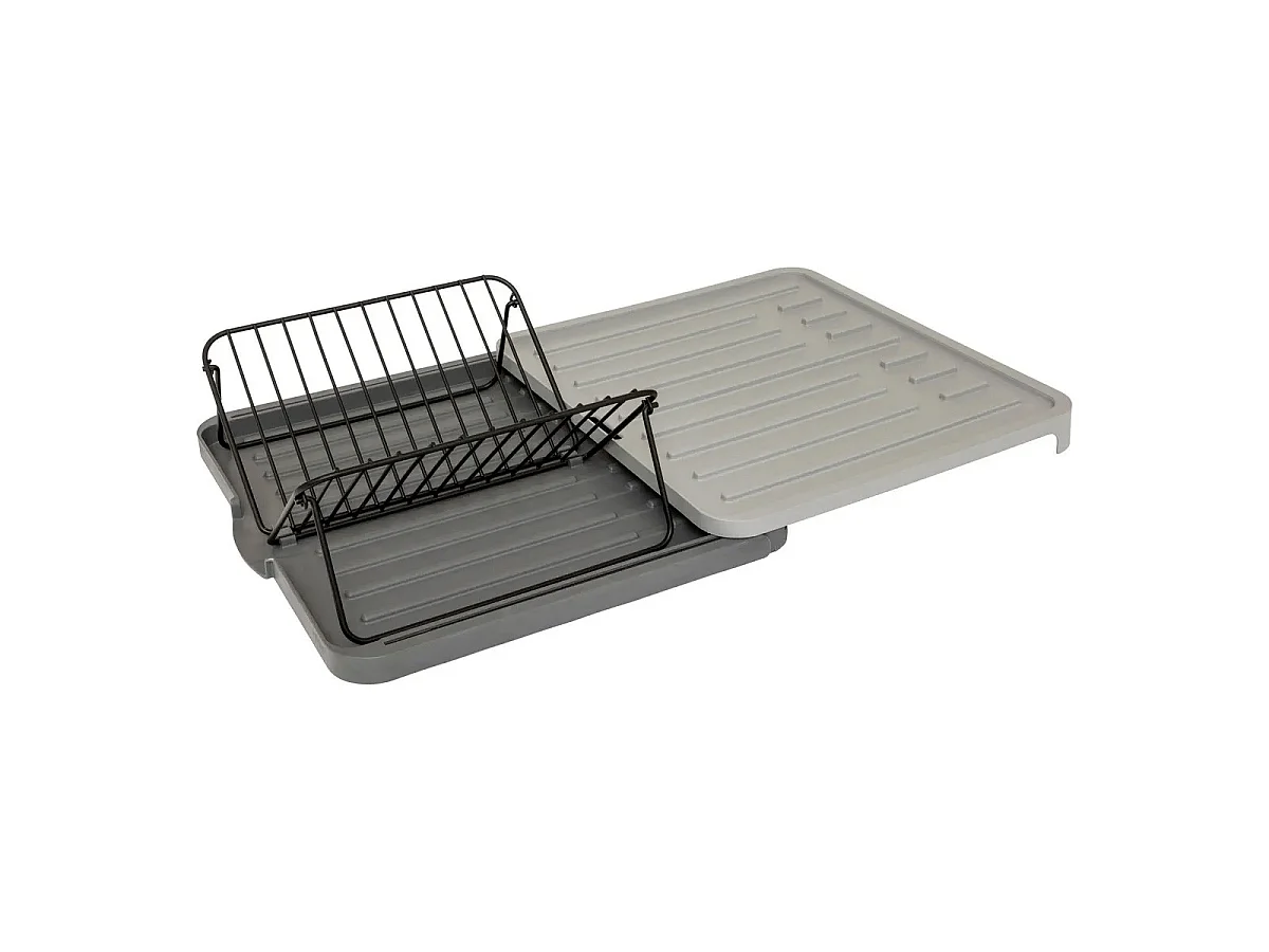 Égouttoir Extensible Avec Rack "Néo 2" 58cm Gris