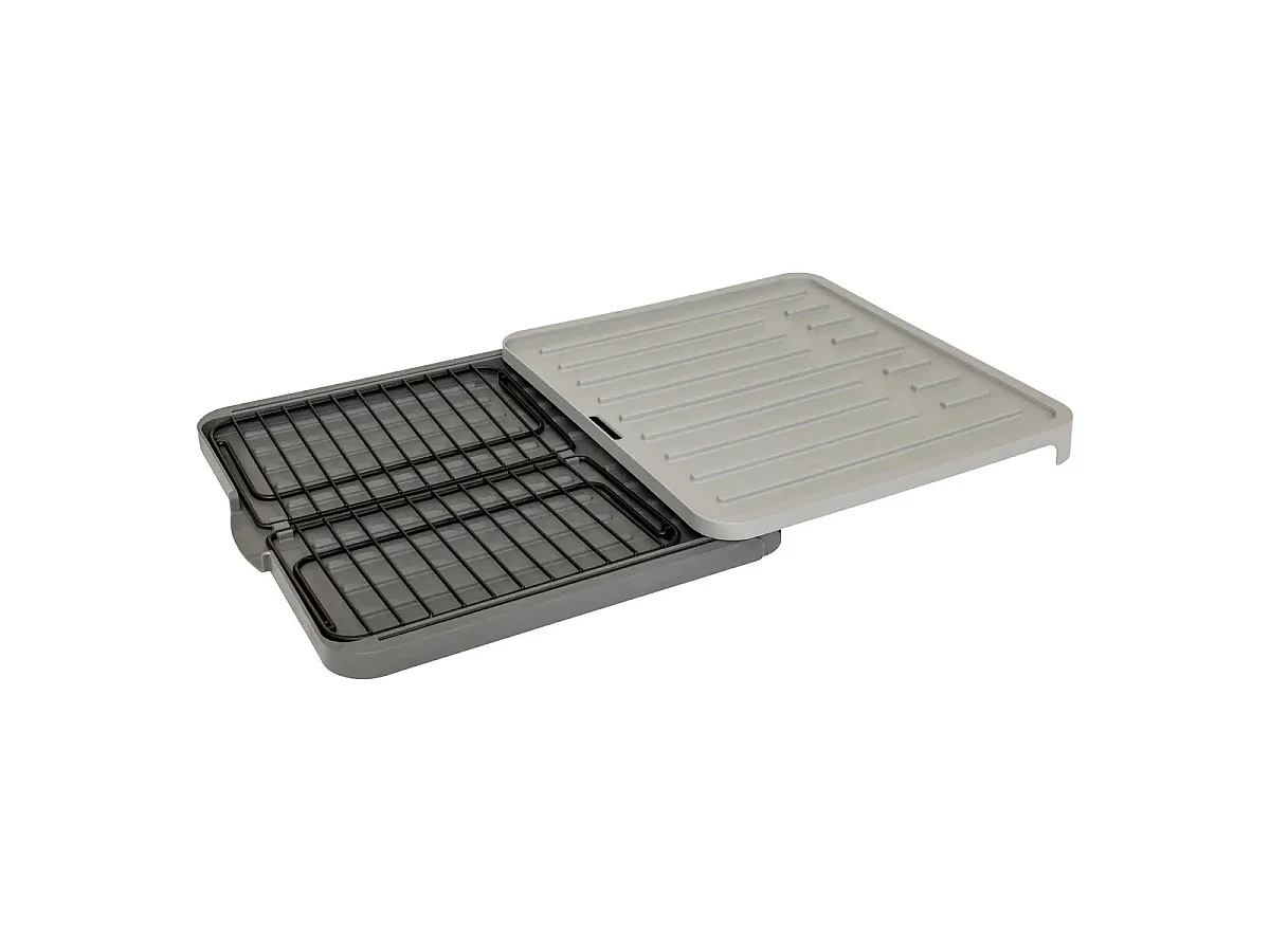 Égouttoir Extensible Avec Rack "Néo 2" 58cm Gris