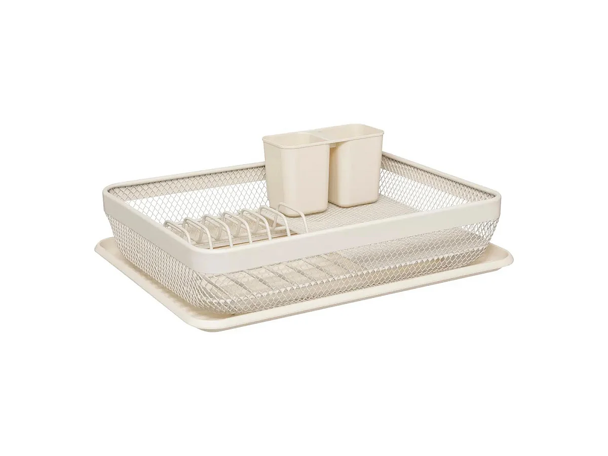 Égouttoir à Vaisselle en Métal "Mayaj" 43cm Beige