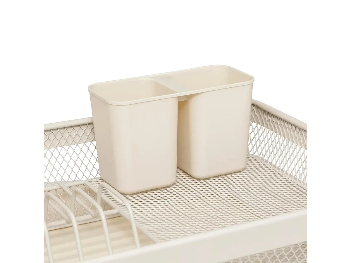 Égouttoir à Vaisselle en Métal "Mayaj" 43cm Beige